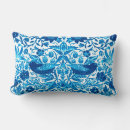 Search for blue tapestry pillows William morris