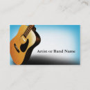 Search for music artist business cards Acoustic