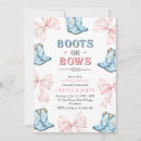 Search for boots or bows invitations Pink