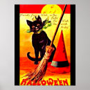 Search for vintage halloween posters Broom