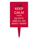 Search for funny birthday cake toppers Fifty