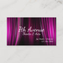 Search for theatre stage business cards Acting