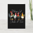 Search for funny chicken christmas cards Cartoon
