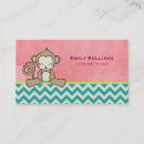 Search for monkey business cards whimsical