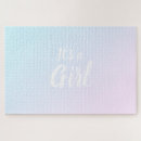 Search for gender reveal puzzles It's a girl