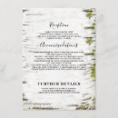 Search for rustic wedding enclosure cards Guest information