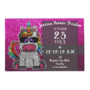 Search for unicorn placemats Glitter