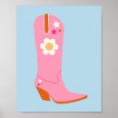 Search for cowboy boot art Blue