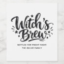 Search for witches brew labels Adult halloween party