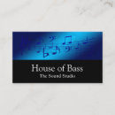 Search for music studio business cards Professional