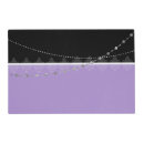 Search for black paper placemats purple