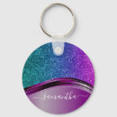 Search for purple keychains Glitter