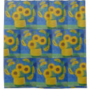 Search for sunflower shower curtains Blue