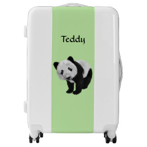 panda bear suitcase