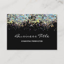 Search for glitter business cards Girly