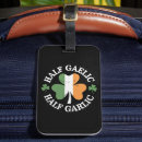 Search for shamrock luggage tags Green