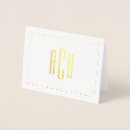 Search for gold foil note cards Classic