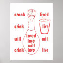 Search for humorous drinking wine posters For him