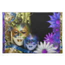 Search for mardi gras placemats Masquerade