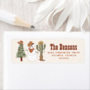 Search for western return address labels Rodeo