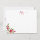 Search for monogram christmas cards Burgundy red