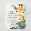 Search for giraffe baby shower invitations Zoo