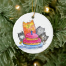 Search for funny cat ornaments Whimsical