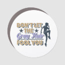 Search for funny race bumper stickers Running