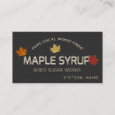 Search for maple leaf business cards Red
