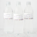 Search for purple water bottle labels Bridal shower