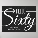 Search for 60th birthday posters Sixtieth