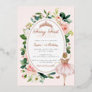 Search for rose gold 1st birthday invitations Blush