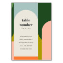 Search for retro wedding table cards Groovy