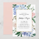Search for blue hydrangea wedding invitations Elegant