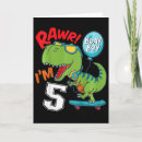 Search for dinosaur 5th birthday cards stamps Prehistoric