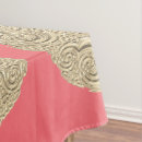 Search for coral tablecloths Elegant