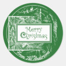 Search for vintage christmas stickers Pine