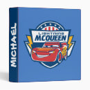 Search for cars binders Lightning mcqueen