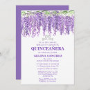 Search for purple quinceanera invitations Elegant