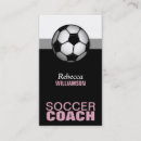 Search for soccer coach business cards Modern