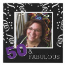 Search for 50th birthday canvas prints Black