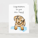 Search for welcome to the family cards Puppy