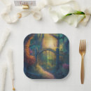 Search for enchanted forest paper plates Garden party