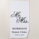 Search for couple beach towels Black and white