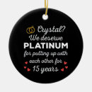 Search for 15th wedding anniversary ornaments Couple