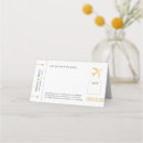 Search for airplane place cards Travel