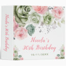 Search for first birthday photo album binders Watercolor