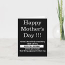 Search for humor mothers day cards Typography