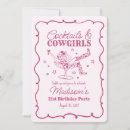 Search for pink cowgirl birthday invitations Western  birthday party