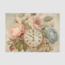 Search for clock tissue paper Vintage